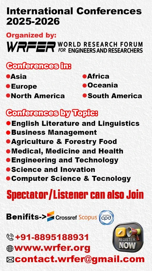 Upcoming International Conference for 2025-2026